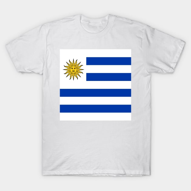 Uruguay flag T-Shirt by flag for all